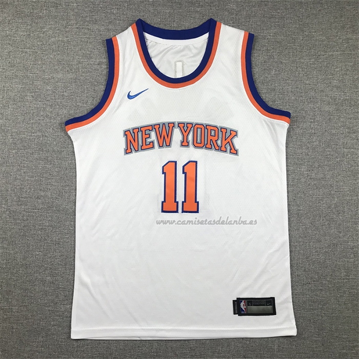 Camiseta Nino New York Knicks Jalen Brunson NO 11 Association 2022-23 Blanco